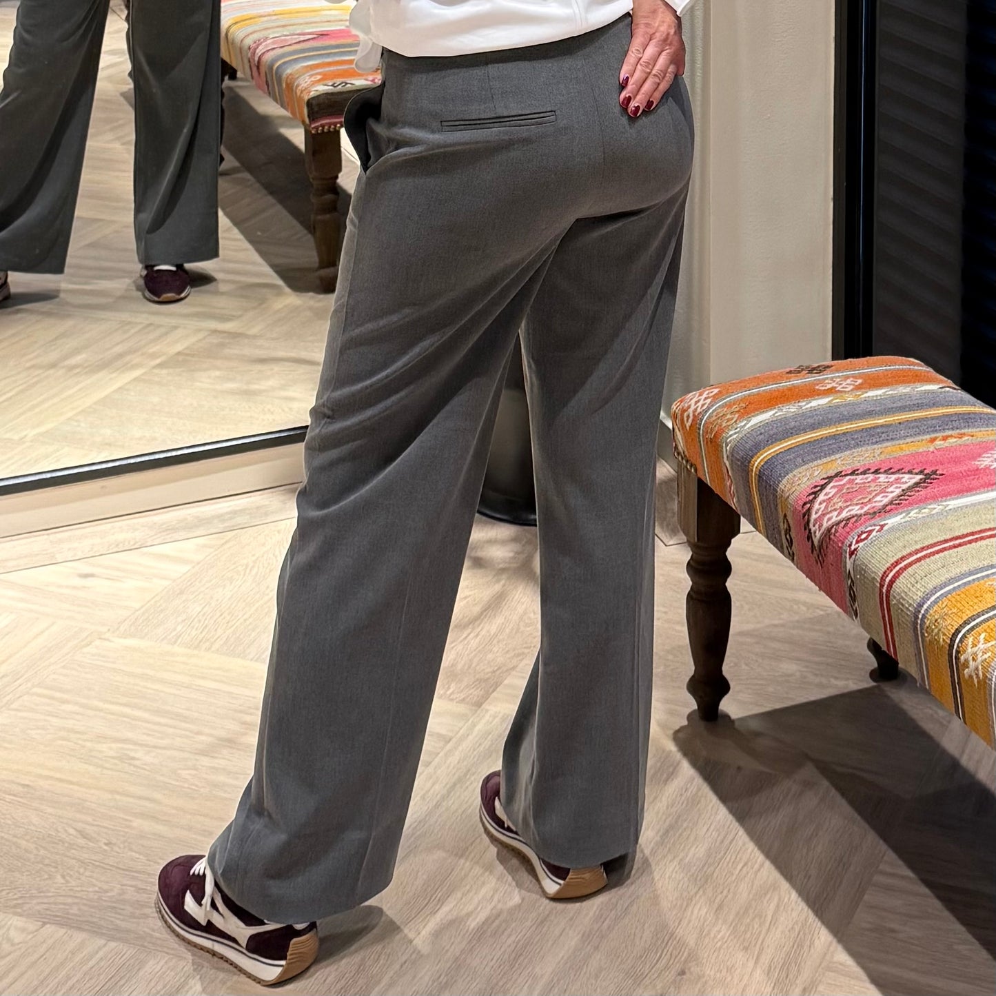 Yaya Wide Leg Met Riem Antra - Peet kleding