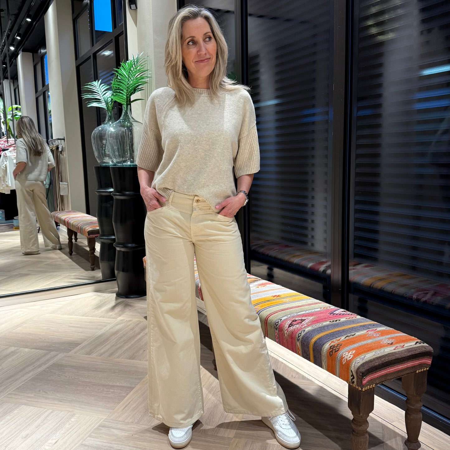 COJ Jeans Hazel Ecru - Peet kleding