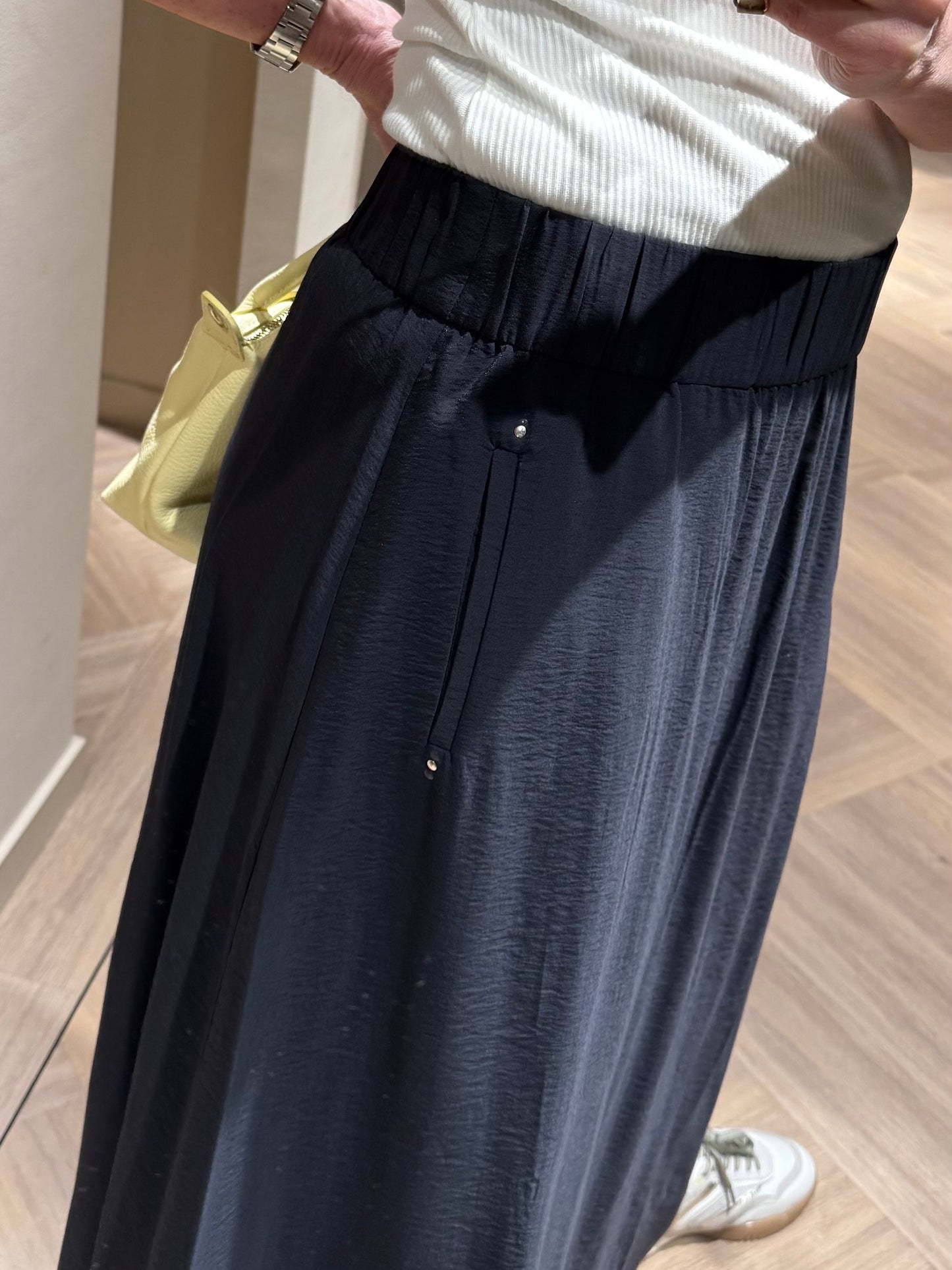 Rino & Pelle Tosca Midi Rok Donkerblauw - Peet kleding