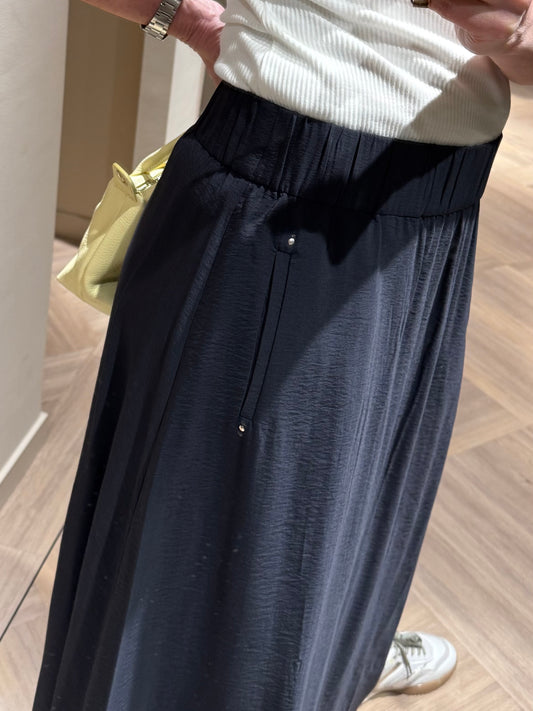 Rino & Pelle Tosca Midi Rok Donkerblauw - Peet kleding