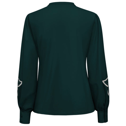 Triple Nine - Travel Blouse Jolie Groen - 5924 - Peet kleding