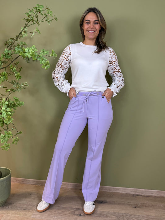 Triple Nine - Trui Louise Wit - 9006 - Peet kleding