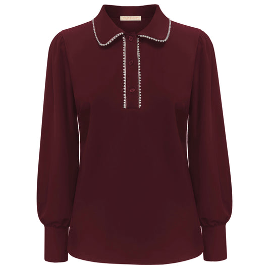 Triple Nine - Travel Top Charme Bordeaux - 6926 - Peet kleding