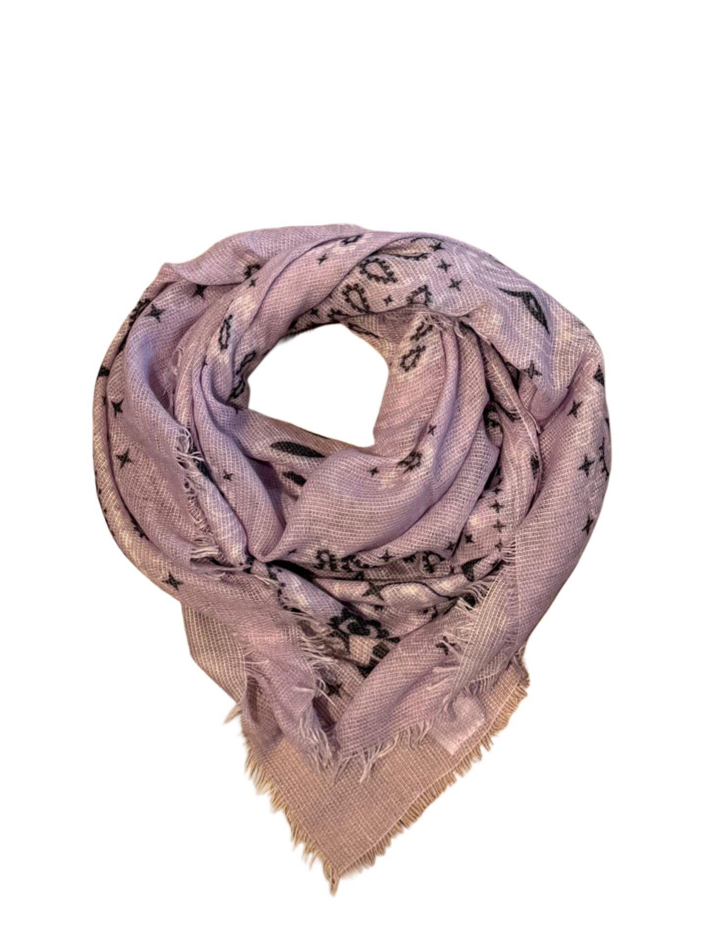 Sjaal Fee Paisley Zachtroze - Peet kleding