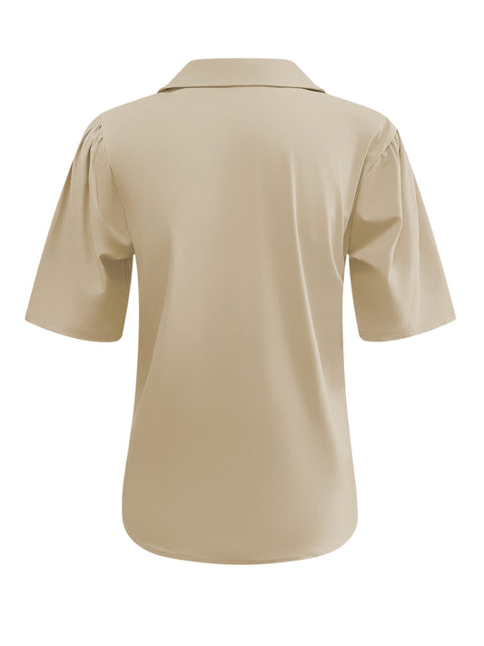 Triple Nine - Travel Blouse Camille Beige - 5931 - Peet kleding