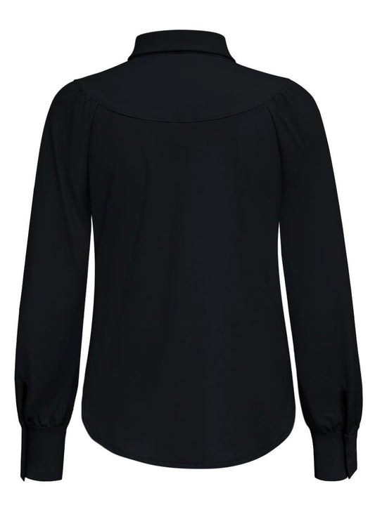 Travel Blouse Moon Zwart - 5919 - Peet kleding