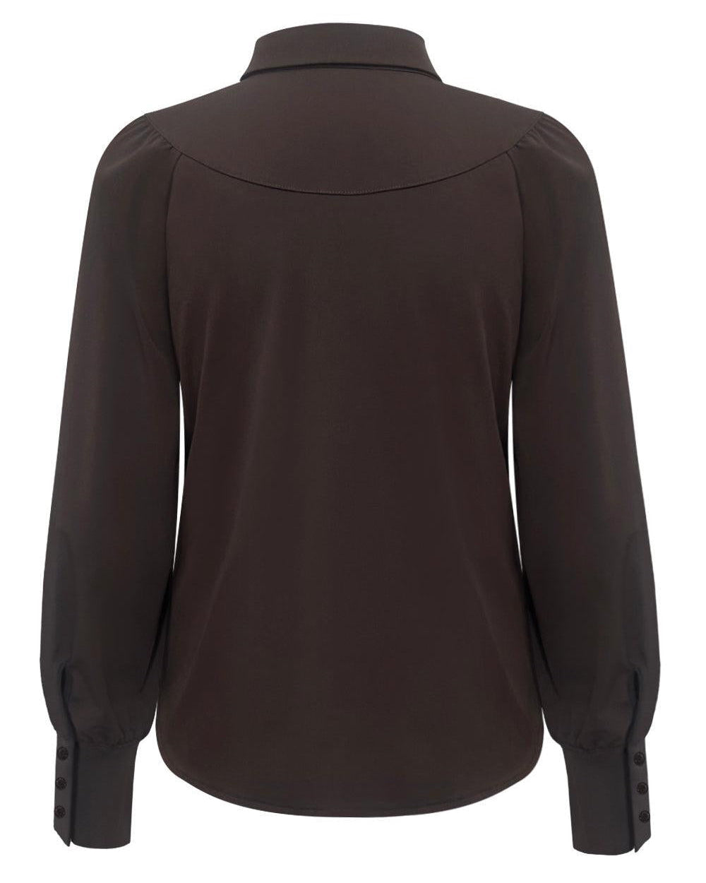 Triple Nine - Travel Blouse Moon Donkerbruin - 5919 - Peet kleding