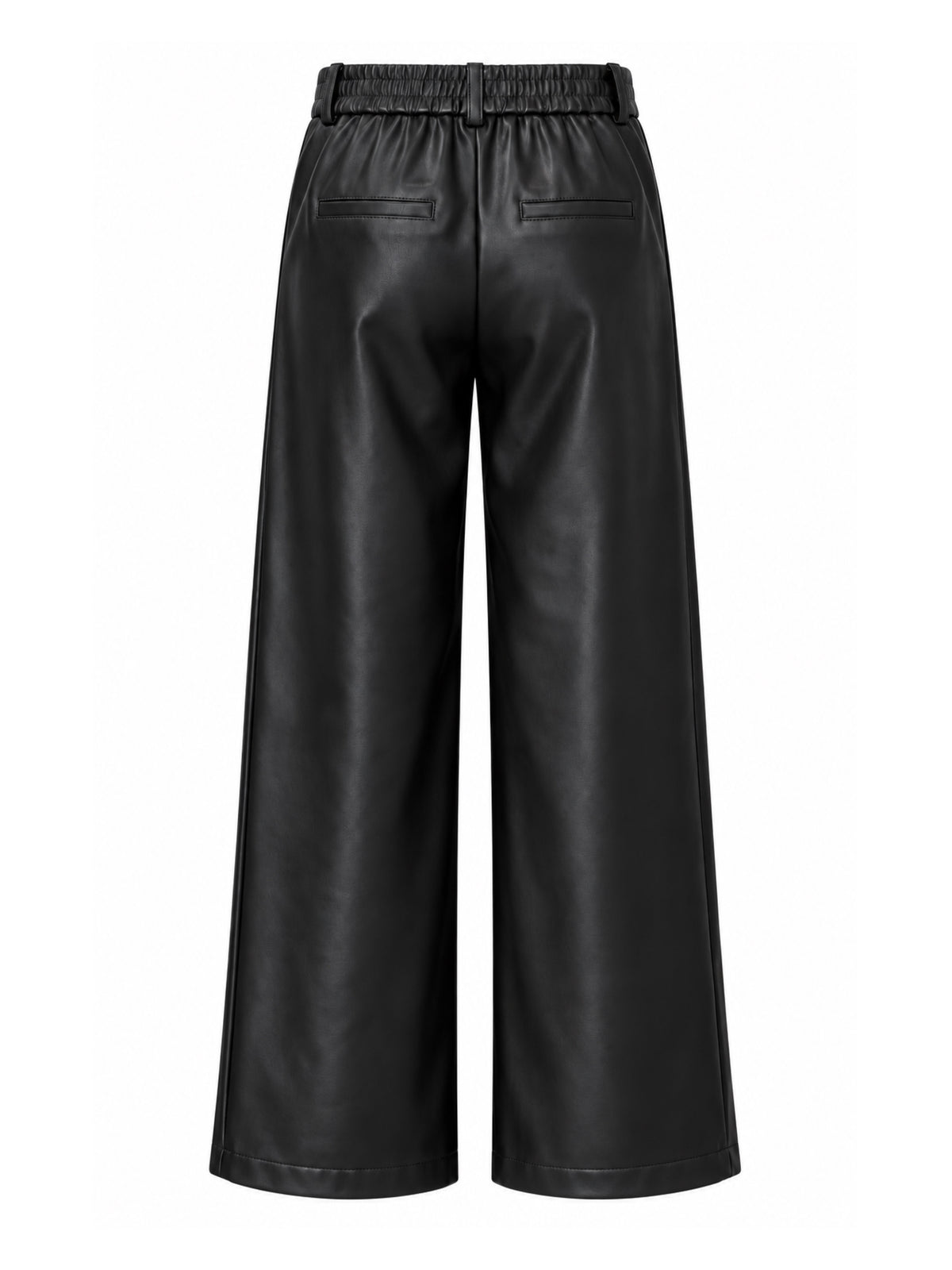 Broek Sarah Leather Zwart - Peet kleding