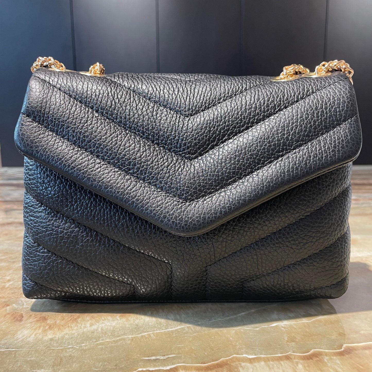 Tas Seline Leder Zwart - Peet kleding