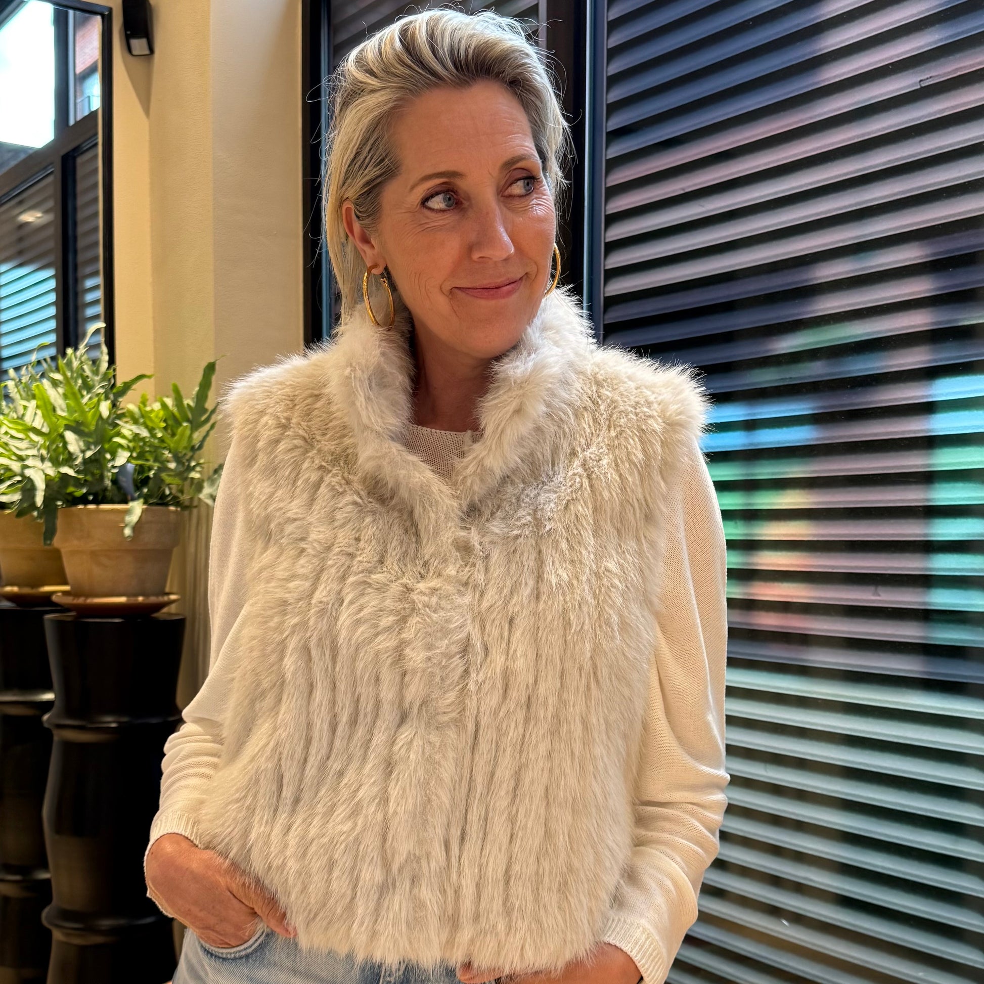 Rino & Pelle Gilet Dava Birch - Peet kleding