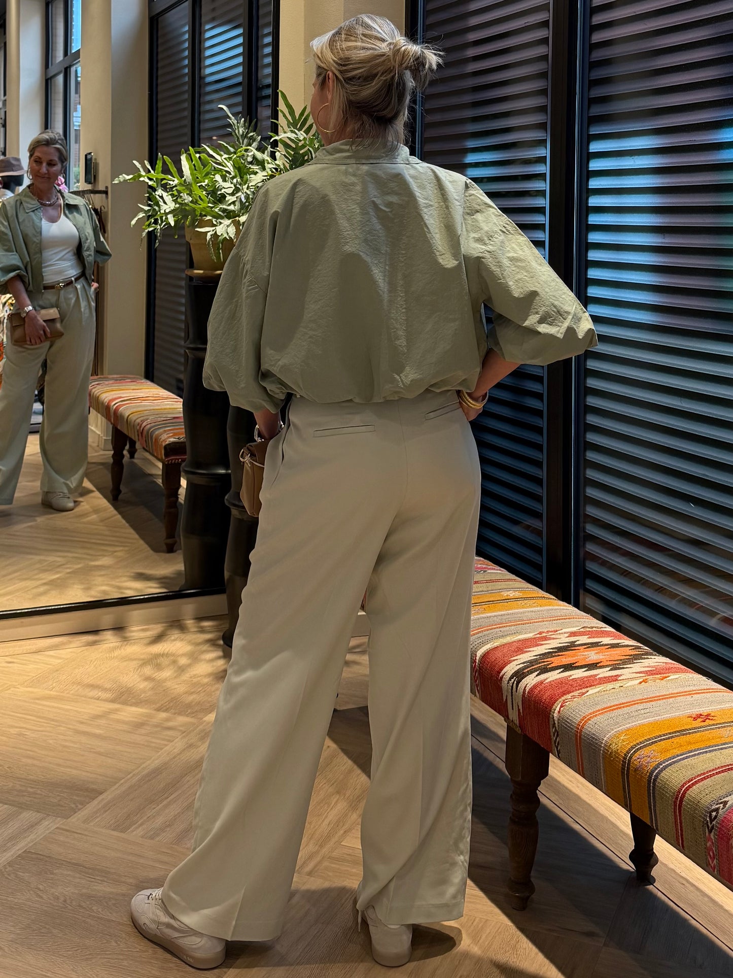 Copenhage Muse Ivanna Pantalon Licht Groen - Peet kleding
