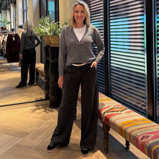 Ichi Vest Dasila Grijs - Peet kleding