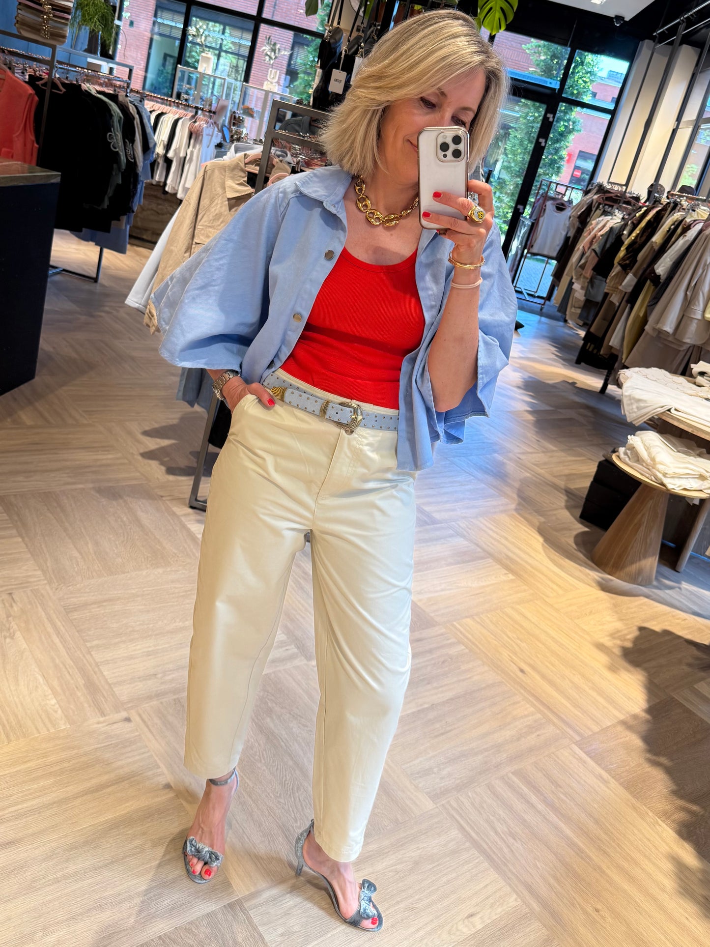 COJ Singlet Olivia Rood - Peet kleding