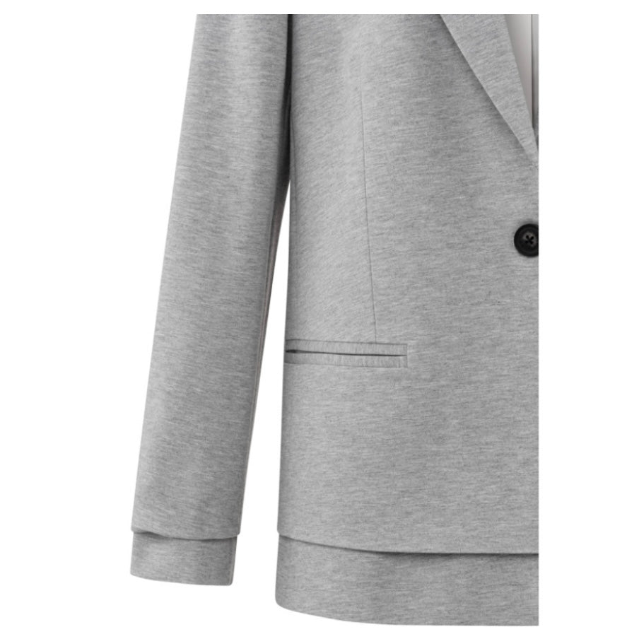 Yaya Blazer Grey Melange - Peet kleding