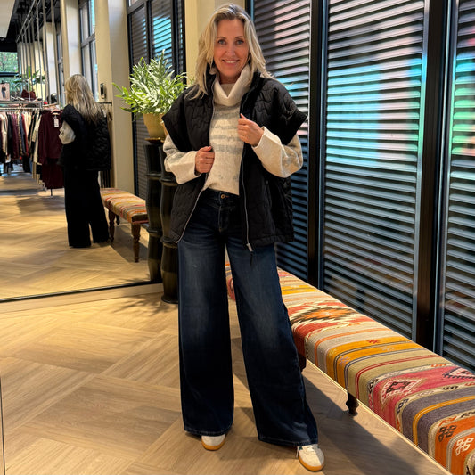 Rino & Pelle Cape Caitlyn Zwart - Peet kleding