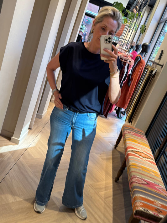 T-Shirt Balloon Fia Navy - Peet kleding