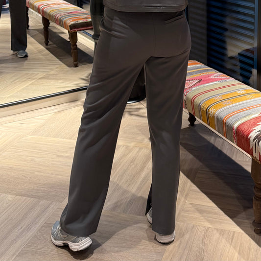 Yaya Wide Pantalon Grijs - Peet kleding