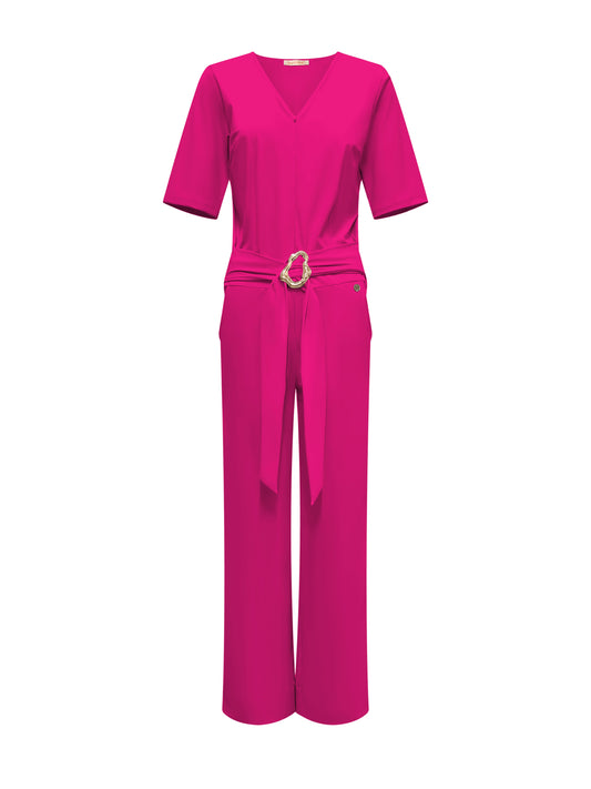 Triple Nine Travel Jumpsuit Mila Fuchsia - 51908 - Peet kleding