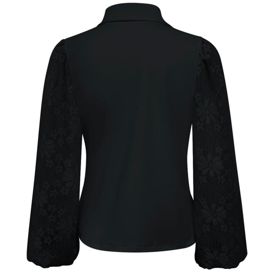 Triple Nine - Travel Top Mylene Zwart - 6925 - Peet kleding