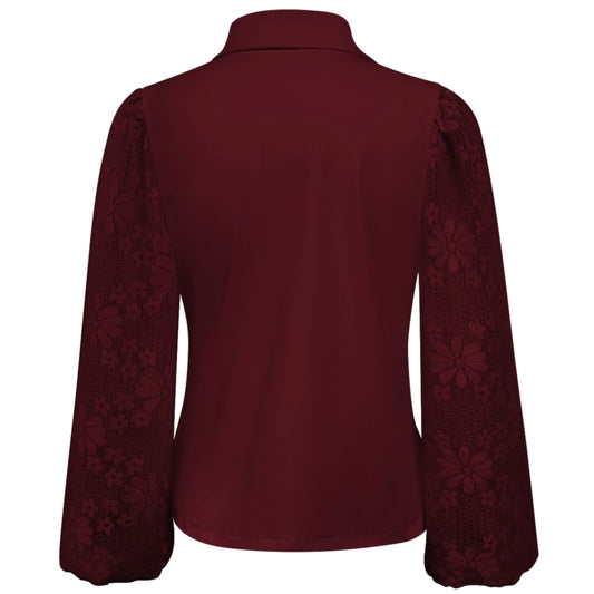 Triple Nine - Travel Top Mylene Bordeaux - 6925 - Peet kleding