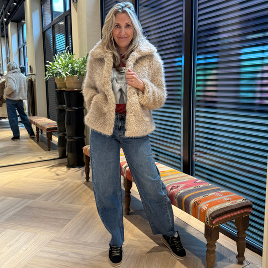 Geisha Jack Hairy Light Sand - Peet kleding