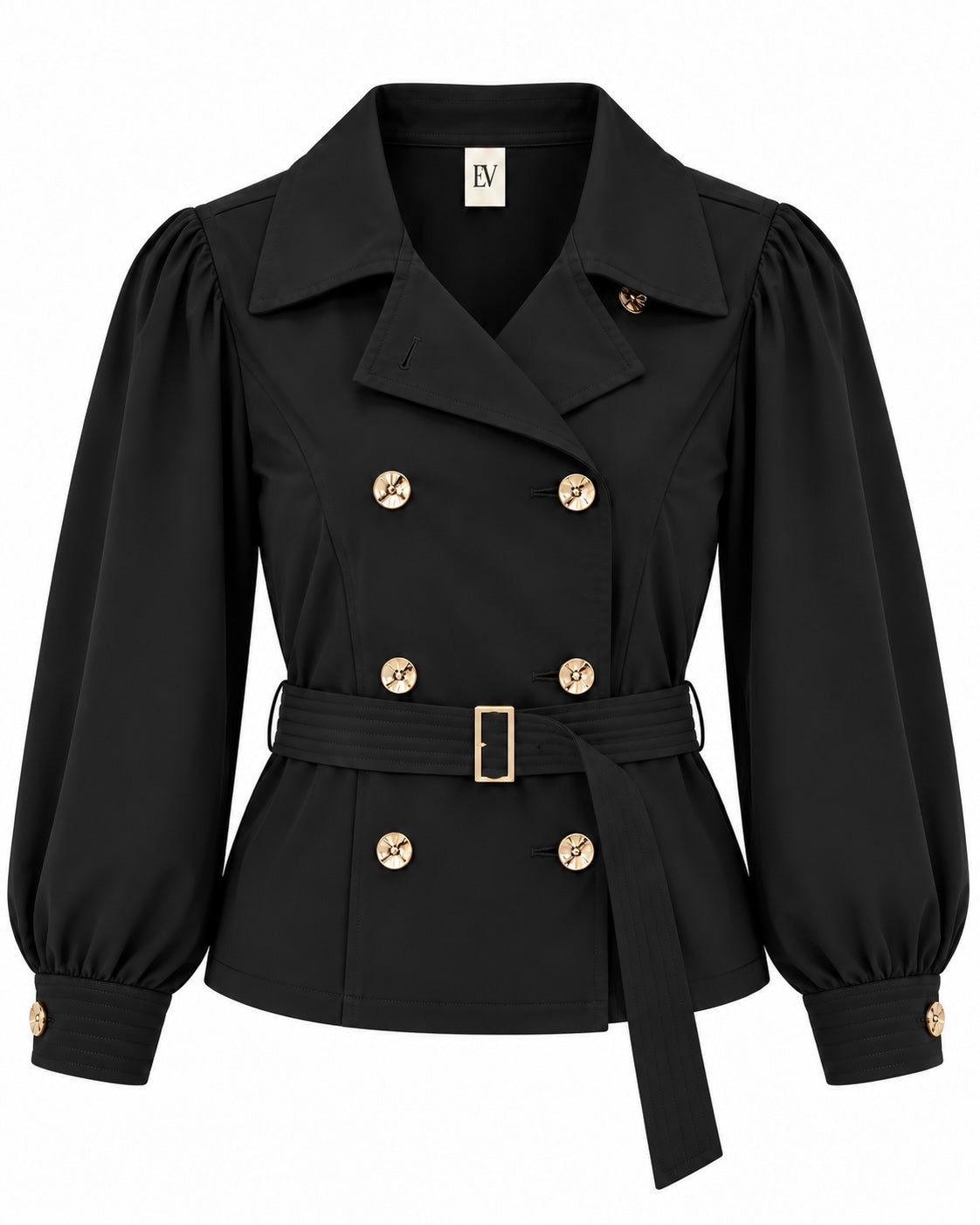 Triple Nine - Travel Jas Trench Zwart - 92414