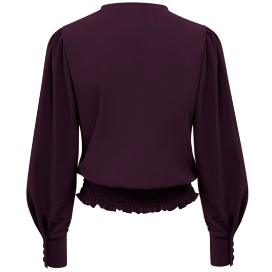 Triple Nine - Travel Top Cindy Aubergine - 6927 - Peet kleding