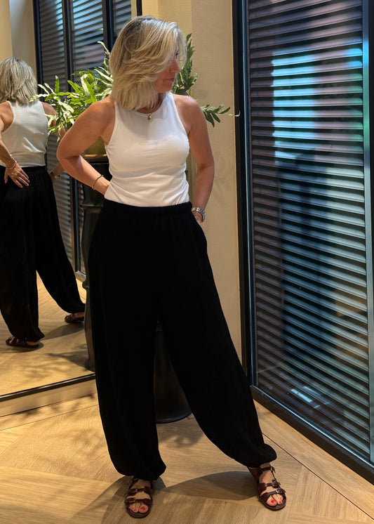 Broek Silvi Ballon Zwart - Peet kleding