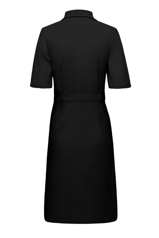 Triple Nine Travel Jurk Valerie Zwart - 51827 - Peet kleding