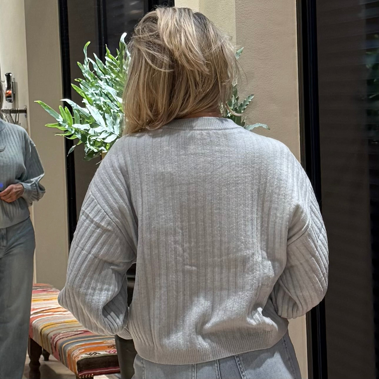 Yaya Sweater Long Sleeve Grijs - Peet kleding