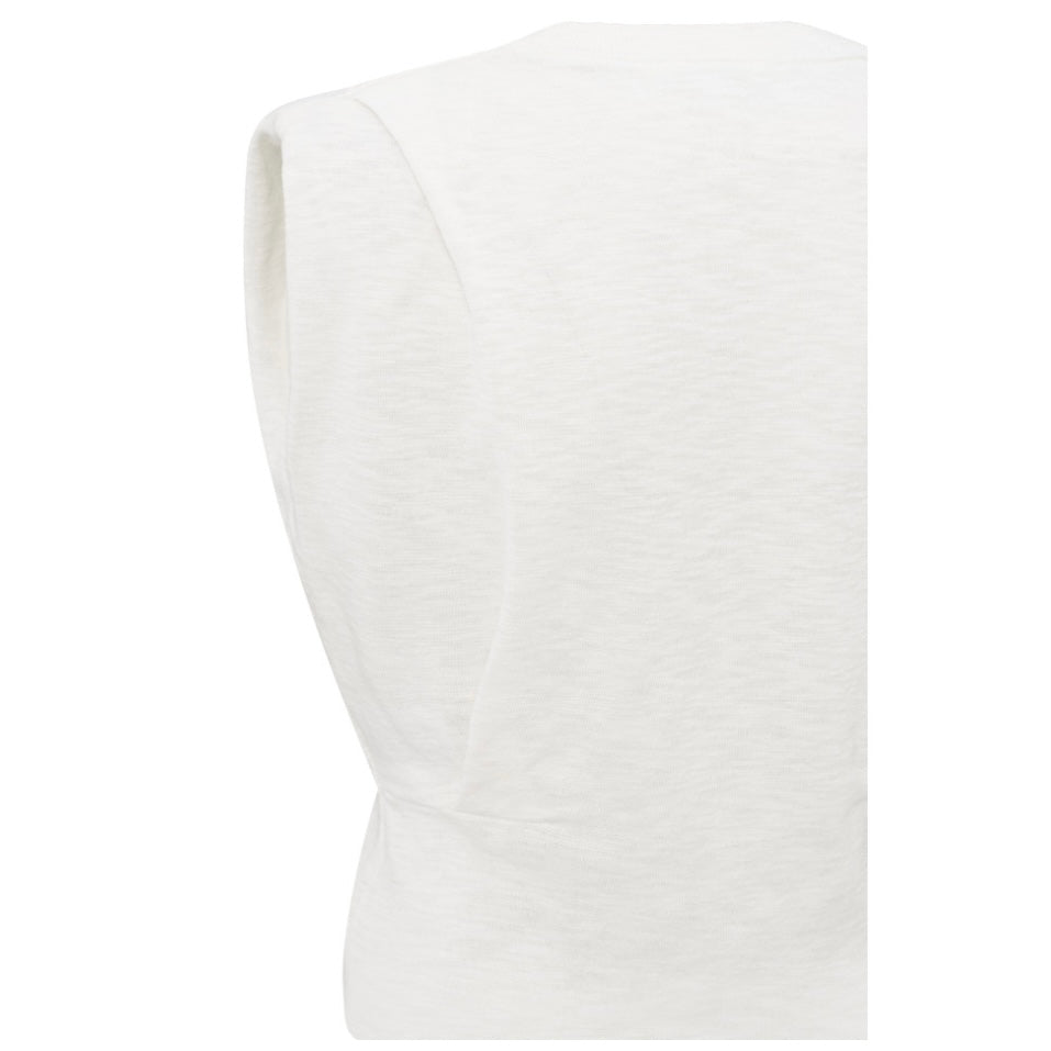Yaya Top Mouwloos Wit - Peet kleding