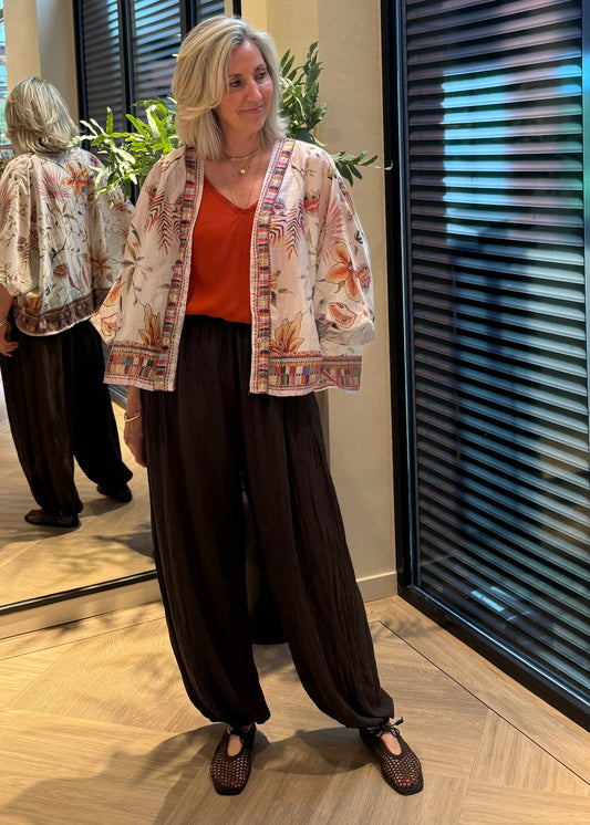 Broek Silvi Ballon Bruin - Peet kleding