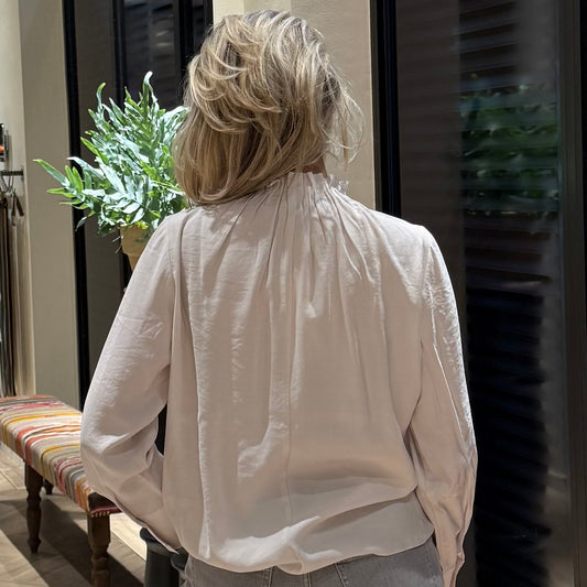 Yaya Turtle Blouse Ecru - Peet kleding