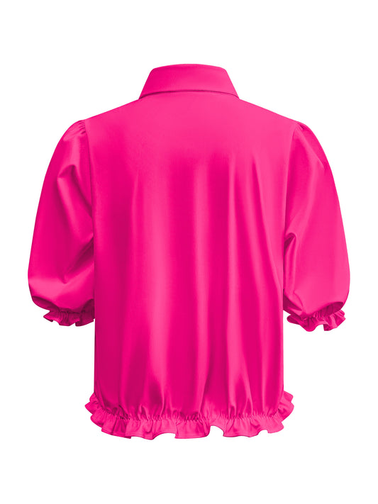 Triple Nine - Travel Blouse Dorée Fuchsia - 5941 - Peet kleding