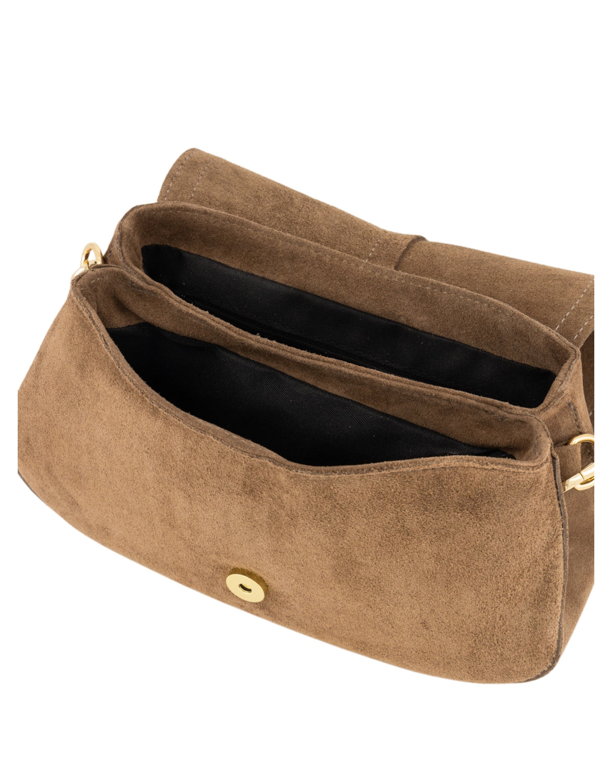 Tas Catania Suede Taupe - Peet kleding