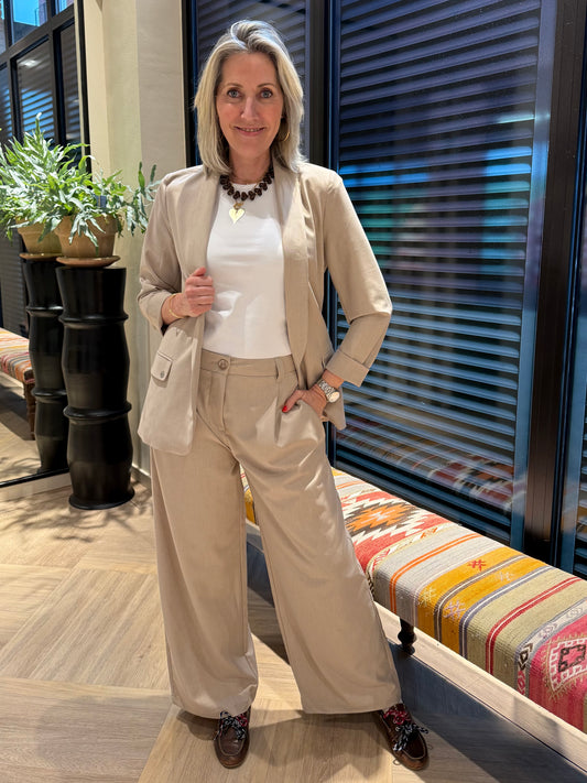 Zhrill Pantalon Greta Zand - Peet kleding