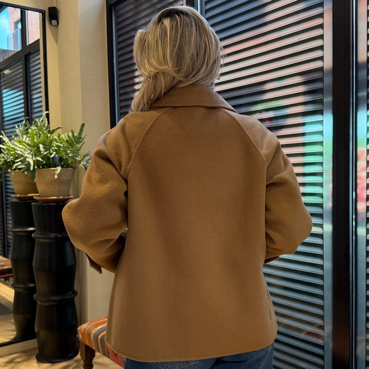 With Black Jas Lucia Camel - Peet kleding
