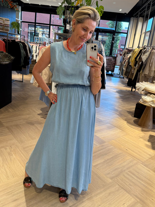 Set Rok Top Silvi Denim - Peet kleding