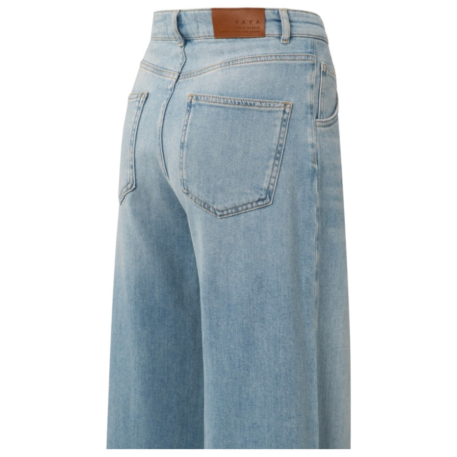 Yaya Broek Denim Light Blue - Peet kleding
