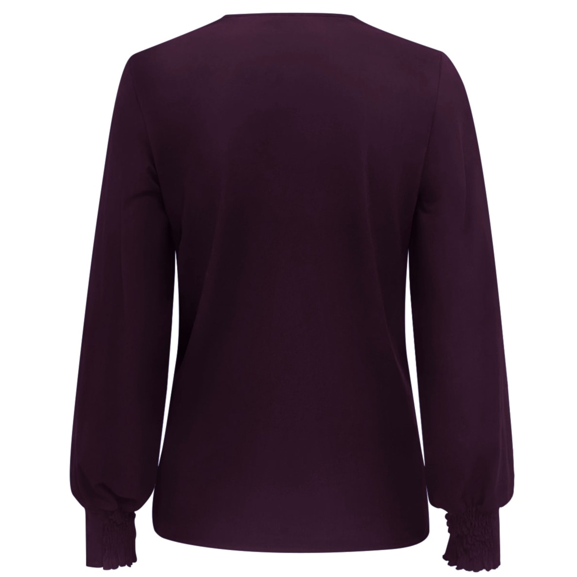 Triple Nine - Travel Top Laura Aubergine - 6933 - Peet kleding