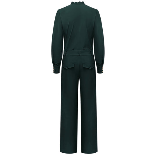 Triple Nine - Travel Jumpsuit Milana Groen - 51907 - Peet kleding