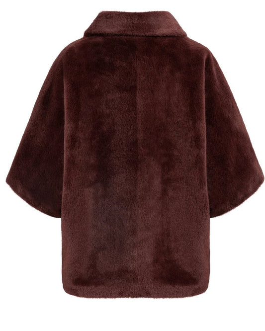Yaya Faux Jas Reversible Chocolat Red - Peet kleding
