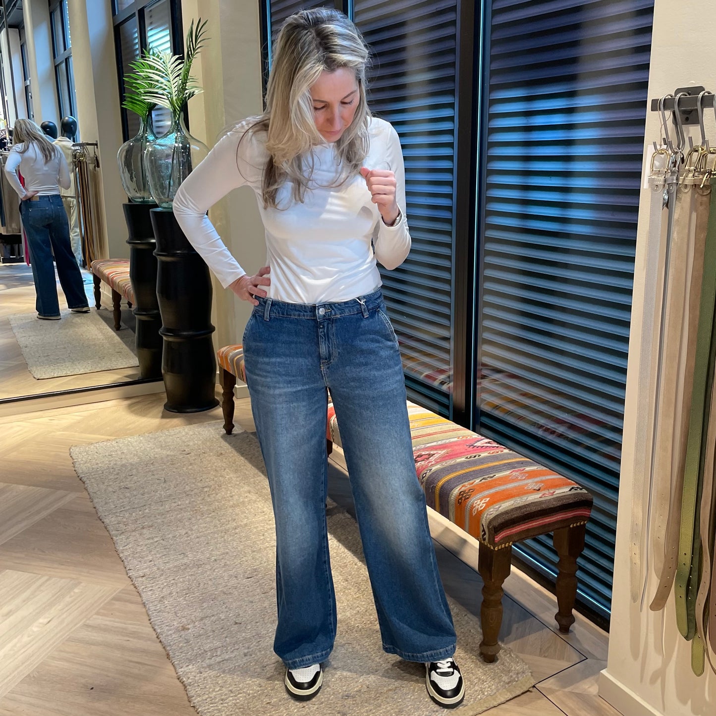 COJ Jeans Maxine Medium Blue - Peet kleding