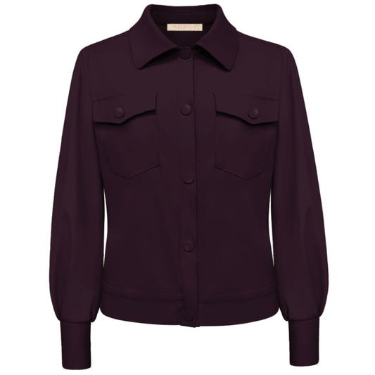 Triple Nine - Travel Jas Lisa Aubergine - 92402 - Peet kleding