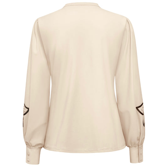 Triple Nine - Travel Blouse Jolie Beige - 5924 - Peet kleding