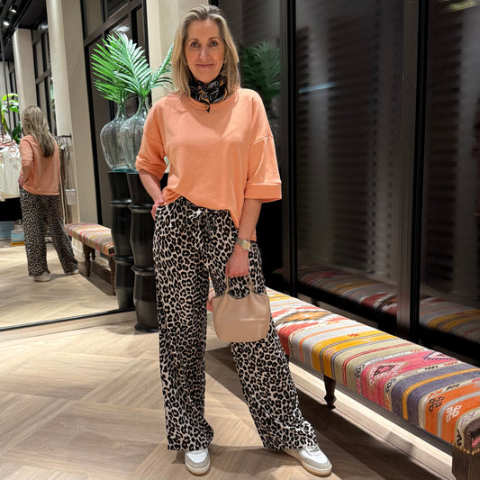 Handtas Jarel Leder Zand - Peet kleding