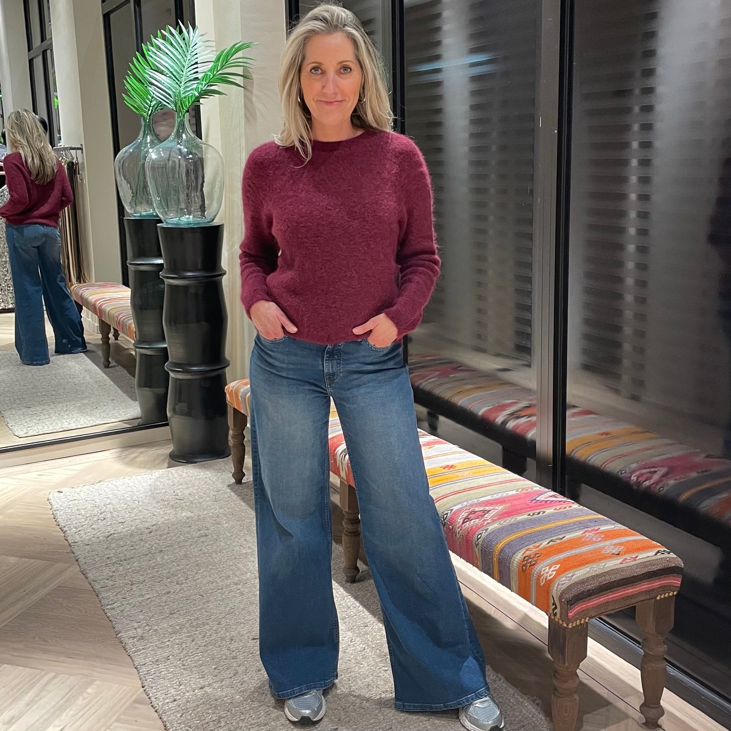 Trui Leny Plum - Peet kleding