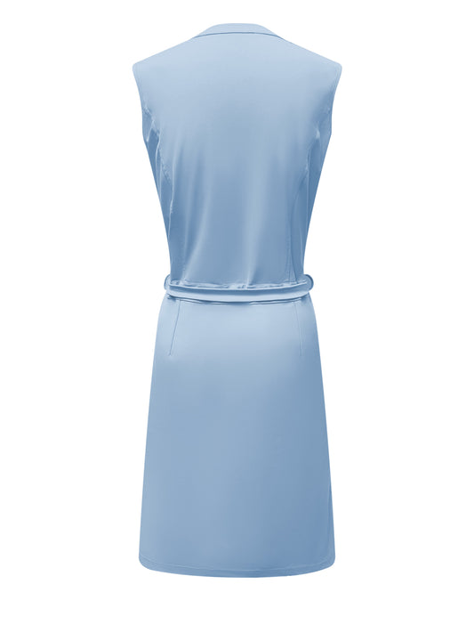 Triple Nine Travel Jurk Florence Lichtblauw - 51819 - Peet kleding