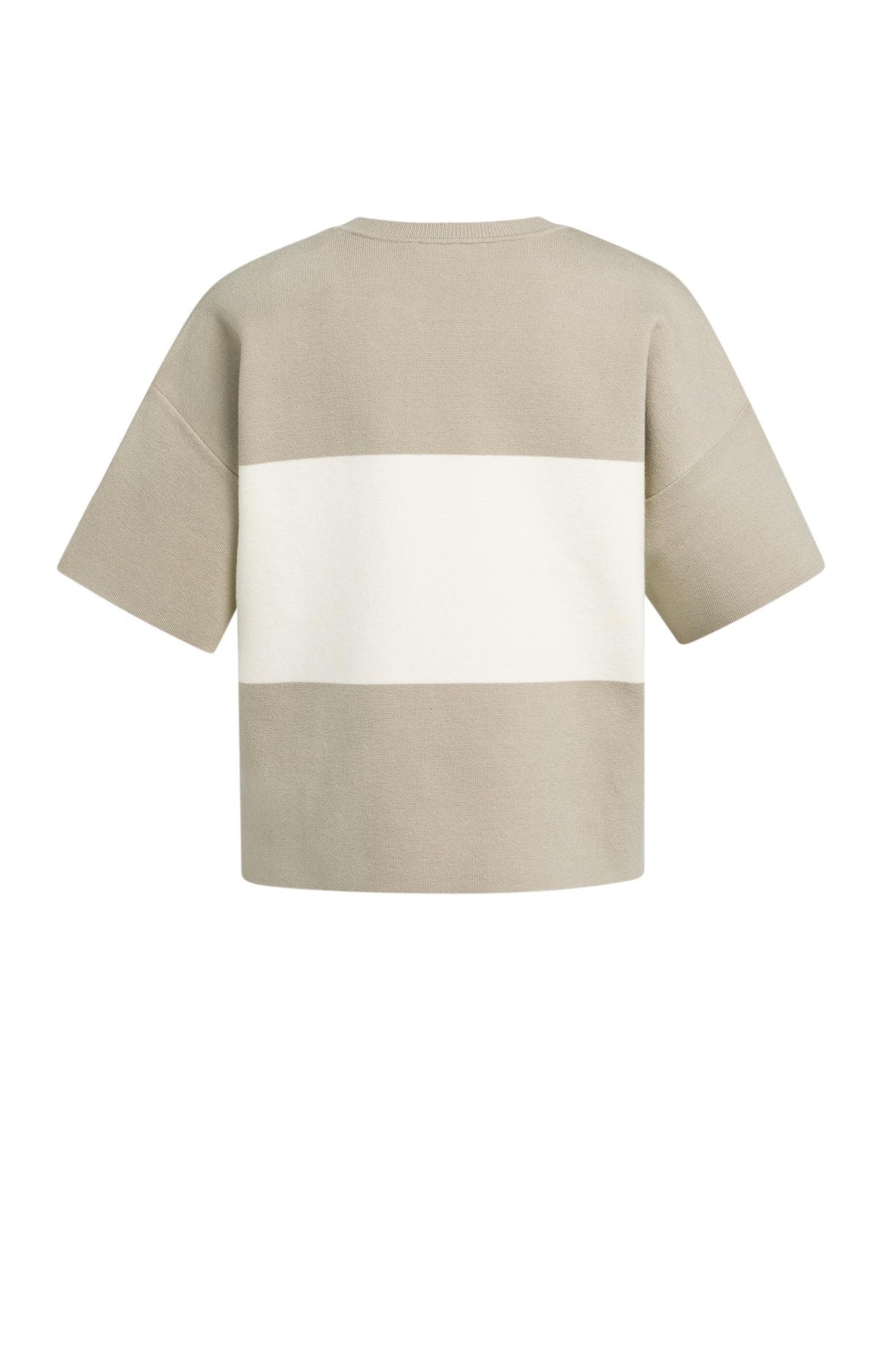 Yaya Trui Contrast Cashmere Grey