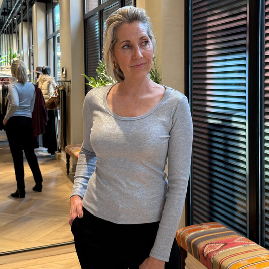 COJ Tee Dora Grijs Glans - Peet kleding